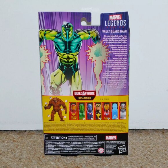 2021 Hasbro Marvel Legends 6" Iron Man Vault Guardsman New BAF Ursa Major - Picture 2 of 10